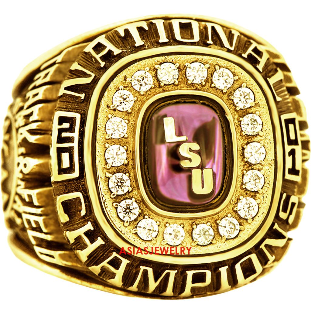 2001 LSU Tigers NCAA Track _ Field Championship Ring